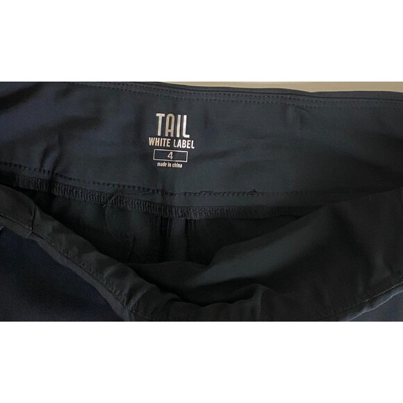 Tail White Label Women's Golf Fitted Shorts Size 2 Black Clean Front Pieced NWT - Picture 6 of 10